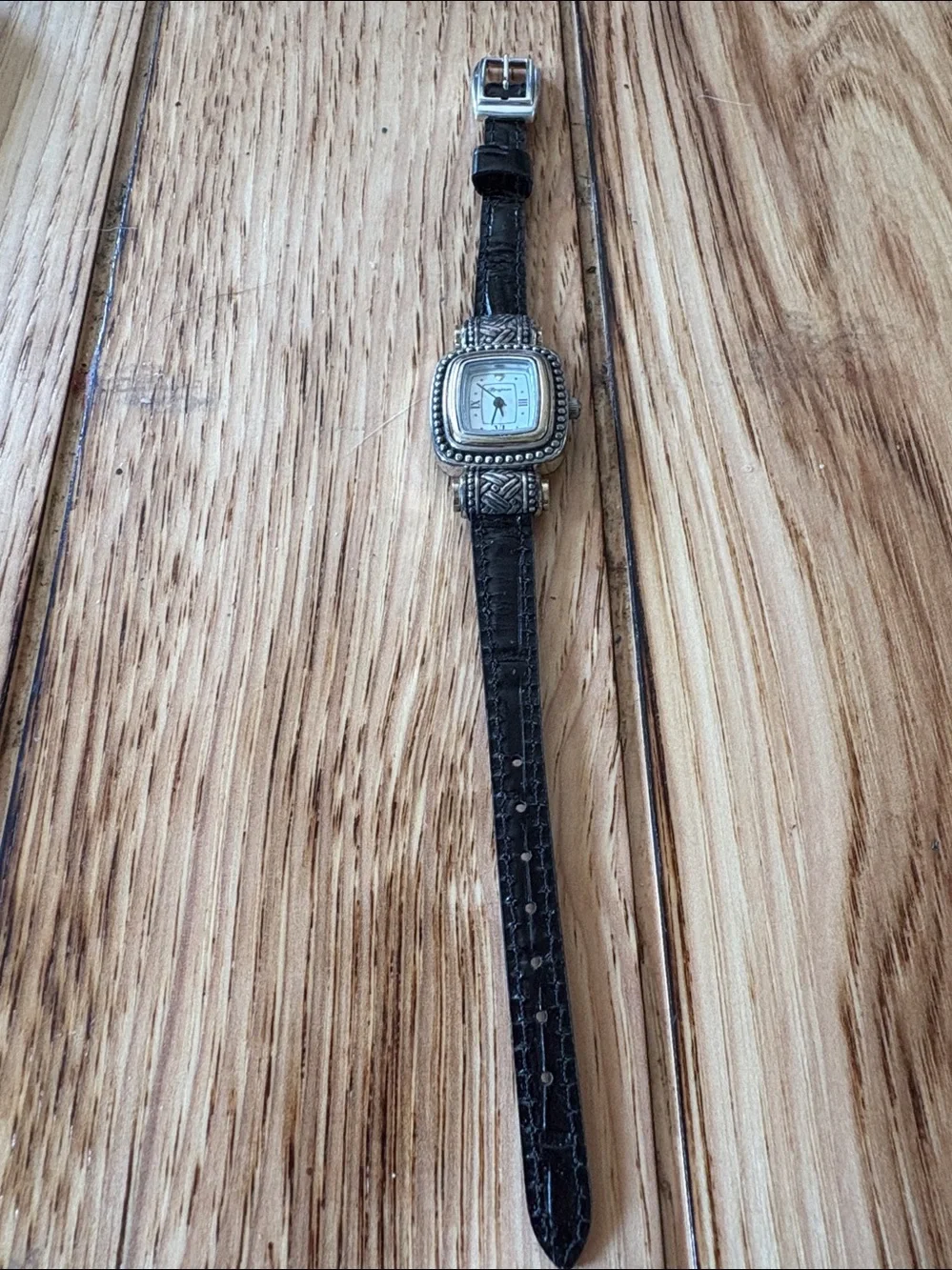 Brighton vintage  Alberta Women's Brown Leather Strap Watch